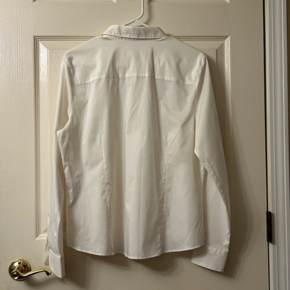 Foxcroft no-iron white button down shirt, size 12 - Picture 2 of 7